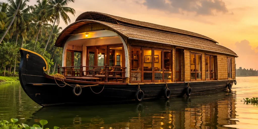 houseboat stay in kerala