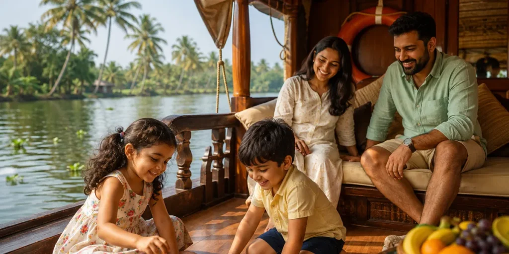 houseboat trip with kids