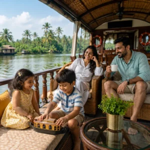 houseboat trip with kids