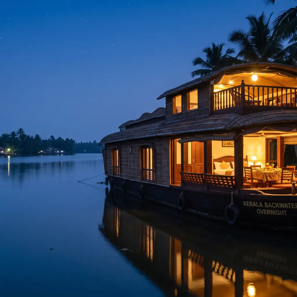 Overnight Houseboat Kerala: 10 Things Night Reveals